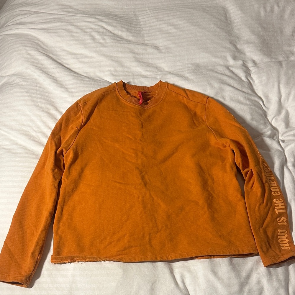Orange Long Sleeve Sweater - Only the Blind (London Brand)
